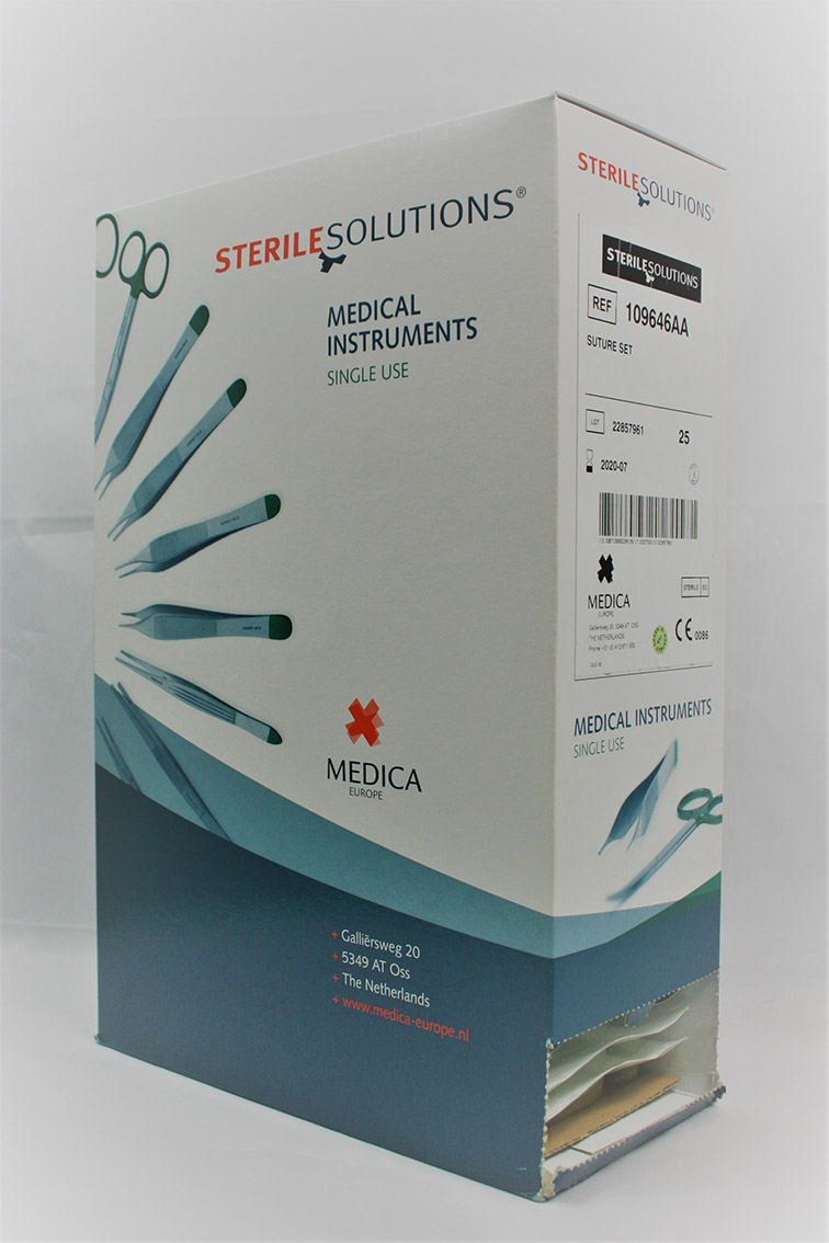 SET SUTURA MONOUSO STERILE 25 PEZZI