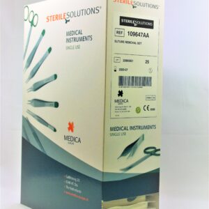 SET RIMOZIONE SUTURA MONOUSO STERILE 25 PEZZI